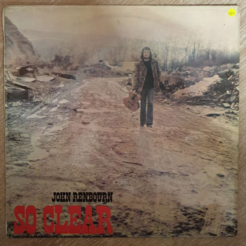 John Renbourn  So Clear - Vinyl LP Record - Opened  - Very-Good+ Quality (VG+)