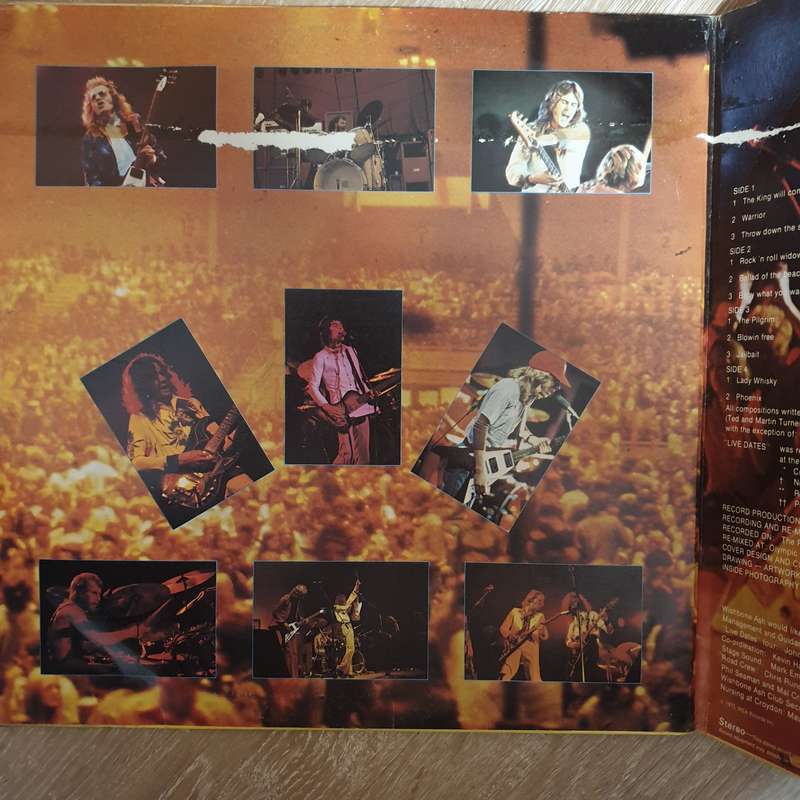 Wishbone Ash  Live Dates - Double Vinyl LP Record - Opened  - Very-Good Quality (VG)