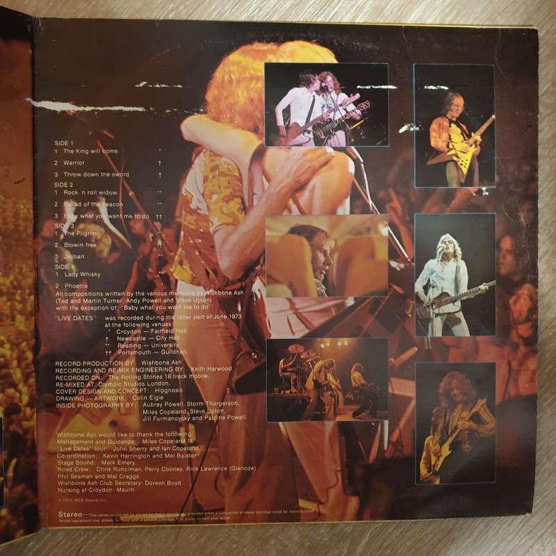 Wishbone Ash  Live Dates - Double Vinyl LP Record - Opened  - Very-Good Quality (VG)