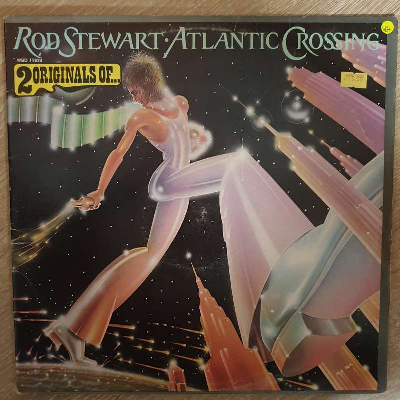 Rod Stewart - Atlantic Crossing  & Night On The Town - Double Vinyl LP Record - Opened  - Very-Go...