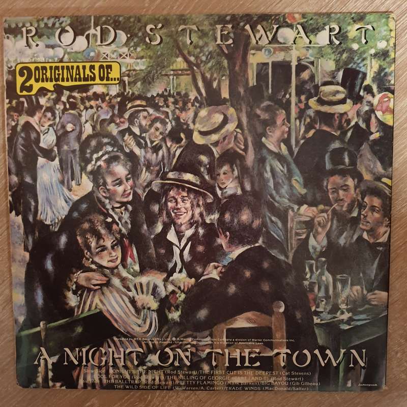 Rod Stewart - Atlantic Crossing  & Night On The Town - Double Vinyl LP Record - Opened  - Very-Go...