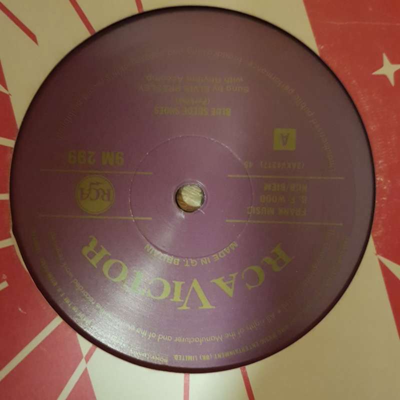 Elvis  Blue Suede Shoes (Limited Edition Numbered) - Vinyl 7" Record - Very-Good+ Quality (...