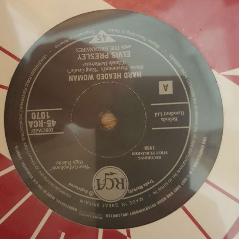 Elvis  Hard Headed Woman - Limited Edition - Numbered - Vinyl 7" Record - Sealed
