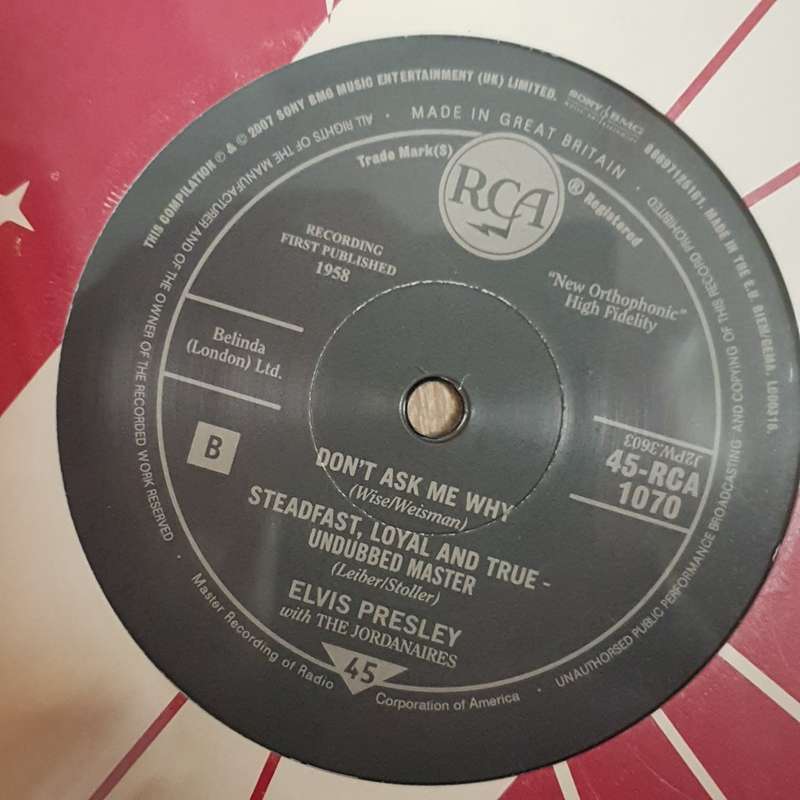Elvis  Hard Headed Woman - Limited Edition - Numbered - Vinyl 7" Record - Sealed