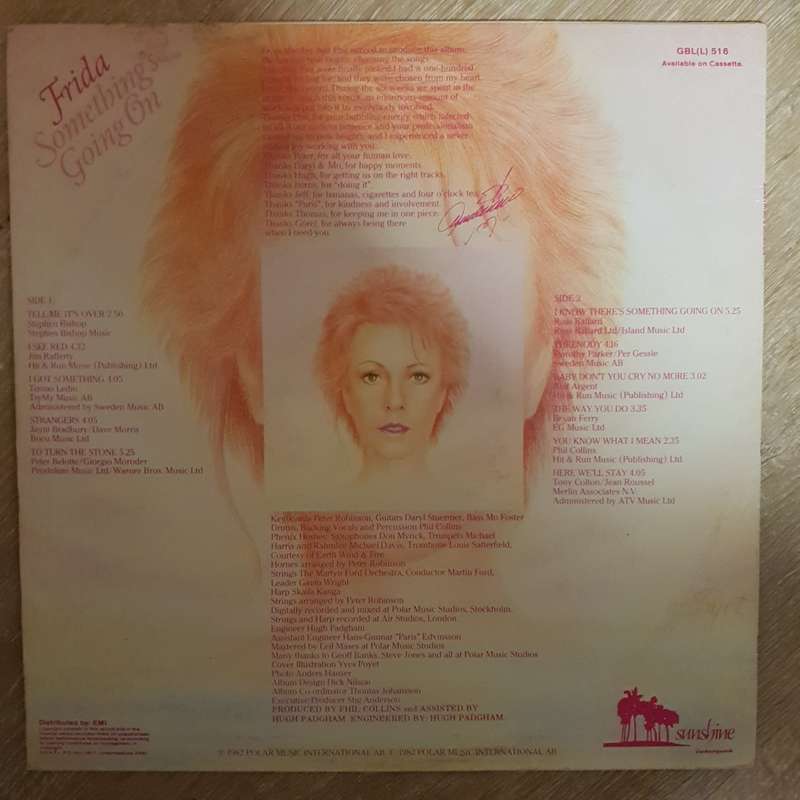 Frida  Something's Going On - Vinyl Record - Opened  - Very-Good+ Quality (VG+)