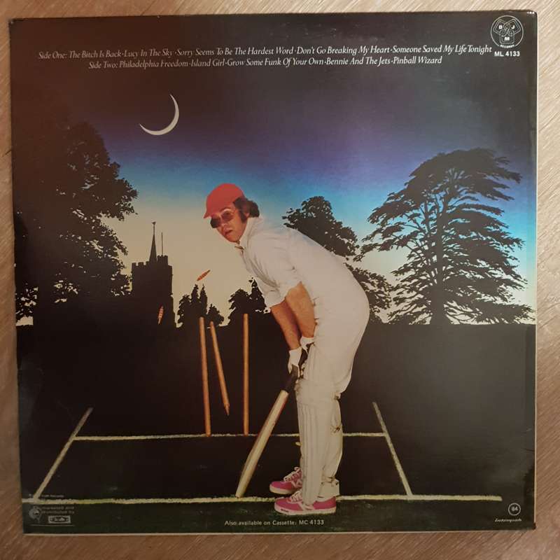 Elton John - Greatest Hits Volume 2 (II)- Vinyl LP Record - Very-Good+ Quality (VG+)