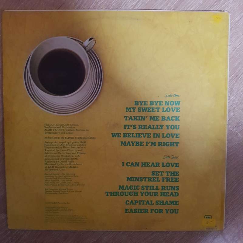 The Tarney/Spencer Band  Three's A Crowd  - Vinyl LP Record - Opened  - Very-Good Quality (VG)