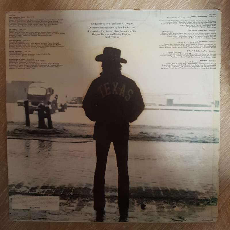 B.J. Thomas  Longhorns & Londonbridges - Vinyl Record - Opened  - Very-Good+ Quality (VG+)