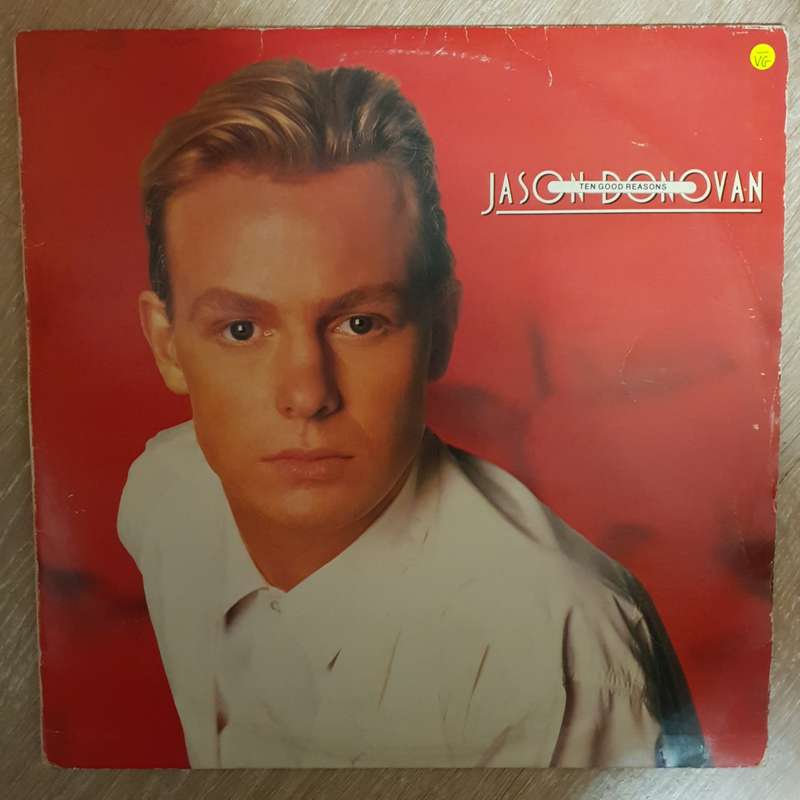 Jason Donovan - Ten Good Reasons - Vinyl LP Record - Opened  - Very-Good- Quality (VG-)