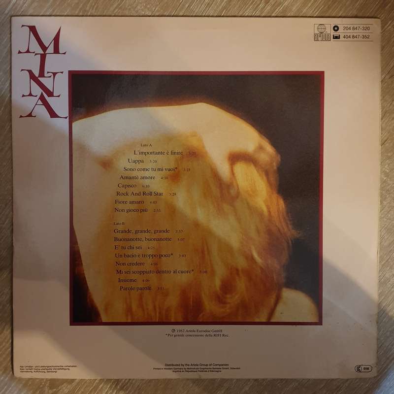 Mina  Mina   - Vinyl Record - Opened  - Very-Good+ Quality (VG+)