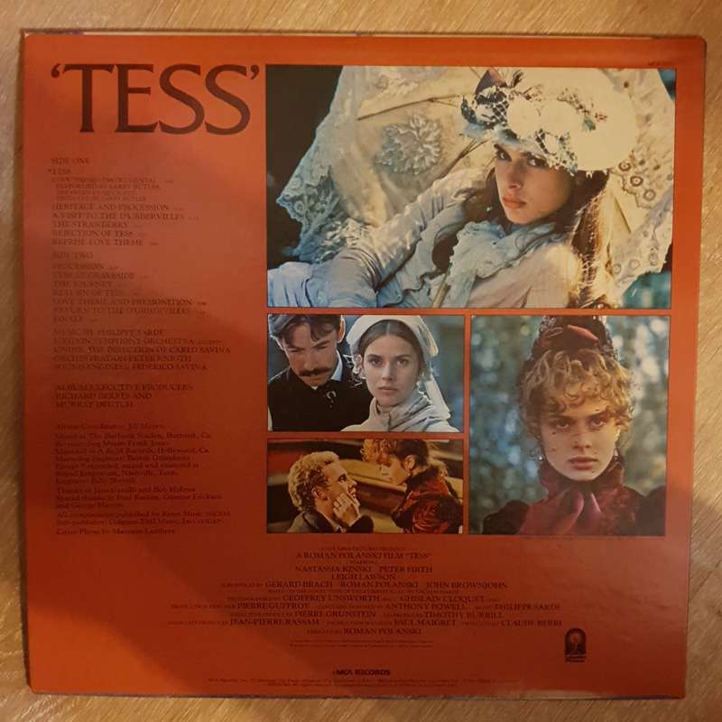Tess  - Philippe Sarde  - Music From The Original Motion Picture Soundtrack - Vinyl Record - Open...