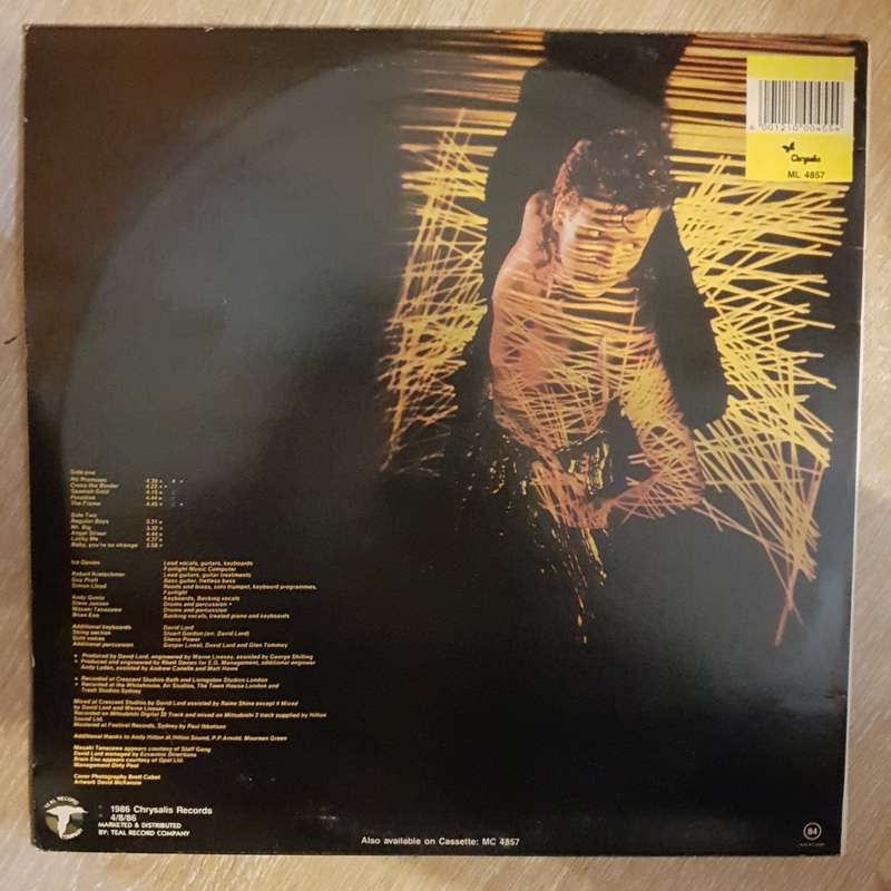 Icehouse  Measure For Measure - Vinyl Record - Opened  - Very-Good+ Quality (VG+)