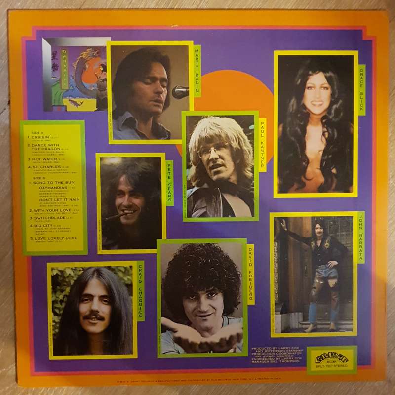Jefferson Starship  Spitfire - Vinyl LP Record - Opened  - Very-Good+ Quality (VG+)