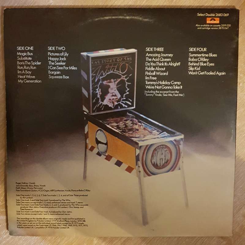 The Who  The Story Of The Who - Double Vinyl LP Record (VG+)