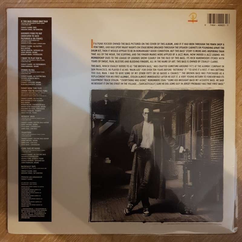 Stanley Clarke  If This Bass Could Only Talk - Vinyl LP Record - Opened  - Very-Good+ Quali...