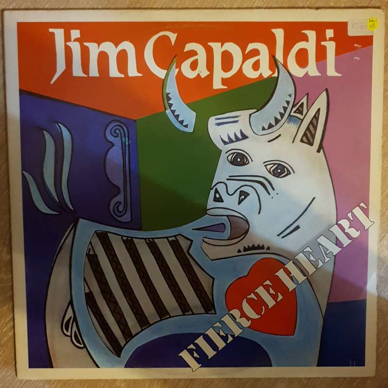 Jim Capaldi  Fierce Heart- Vinyl LP Record - Opened  - Very-Good Quality (VG)