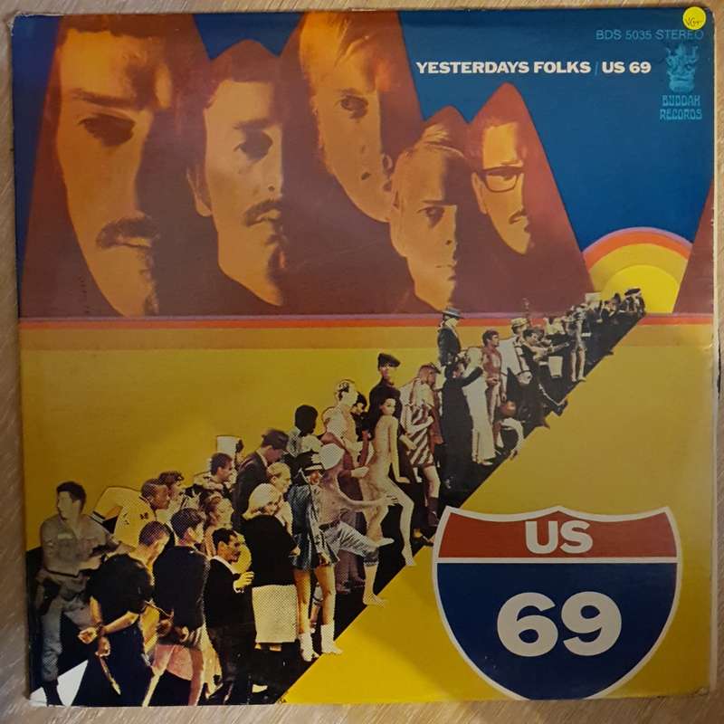 U.S. '69  Yesterdays Folks - Vinyl LP Record - Opened  - Very-Good+ Quality (VG+)