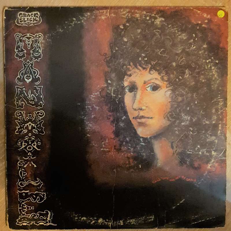 Grace Slick  Manhole  - Vinyl LP Record - Opened  - Very-Good Quality (VG)