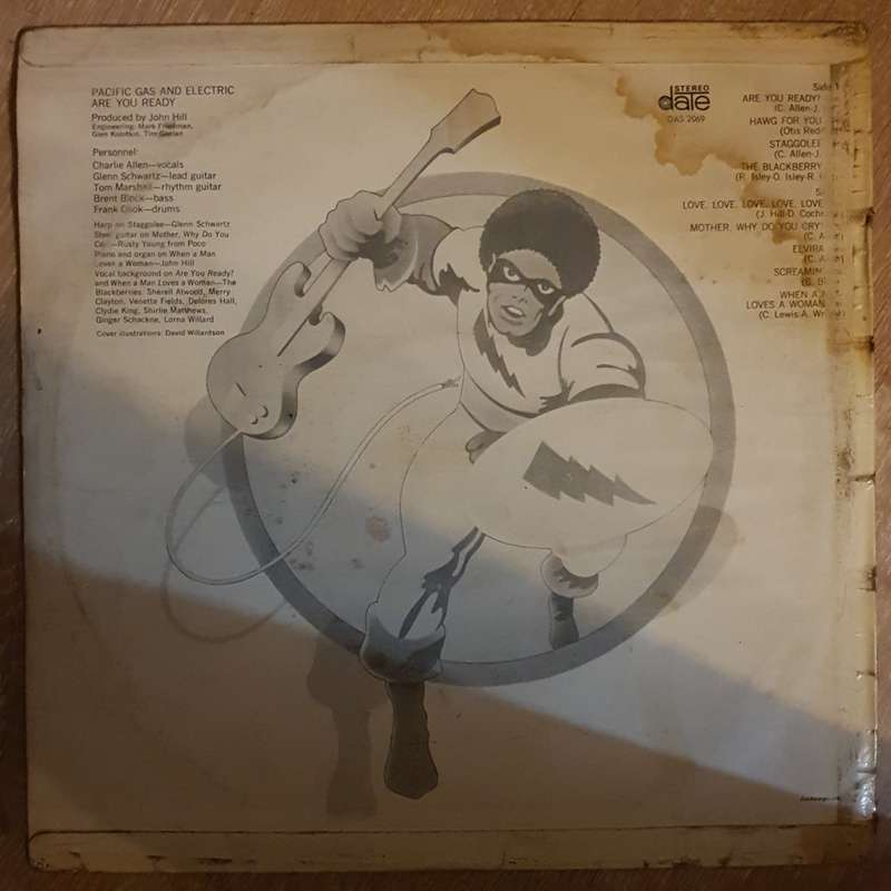 Pacific Gas And Electric  Are You Ready?  - Vinyl LP Record - Opened  - Very-Good Quality (VG)