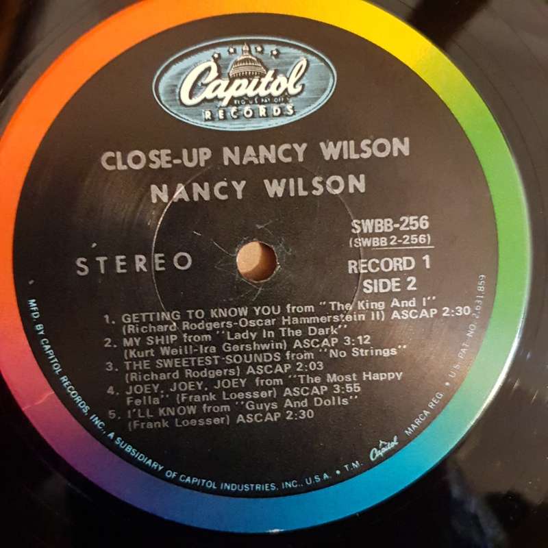 Nancy Wilson  Close-Up - Vinyl Record - Opened  - Very-Good+ Quality (VG+)