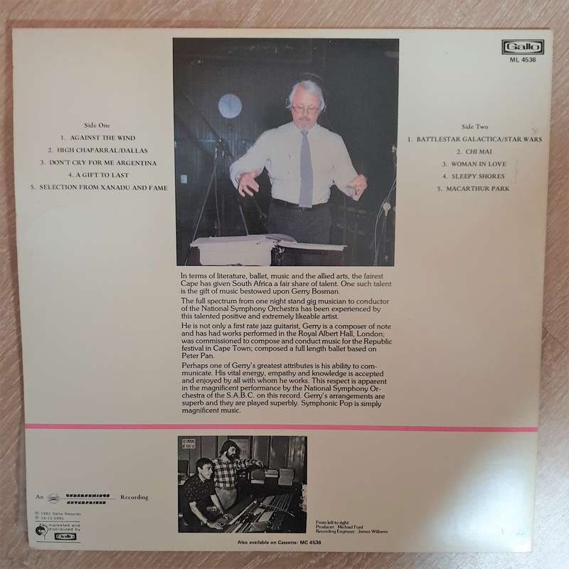 Symphonic Pop - National Symphonic Orchestra of the SABC -  Vinyl LP Record  (VG+)