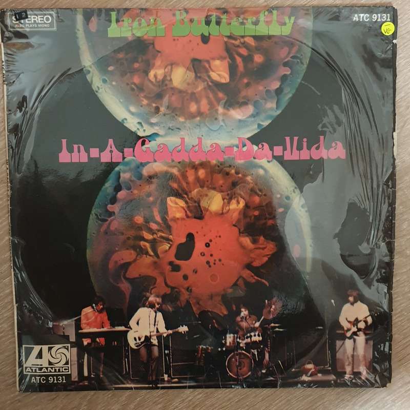 Iron Butterfly  In-A-Gadda-Da-Vida - Vinyl LP Record - Opened  - Very-Good- Quality (VG-)