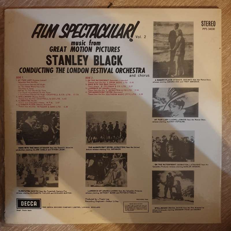 Film Spectacular! Vol. 2 - Stanley Black Conducting The London Festival Orchestra - Vinyl LP R...