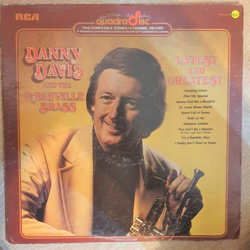 Danny Davis & The Nashville Brass  Latest And Greatest - Vinyl LP Record - Opened  - Very-G...