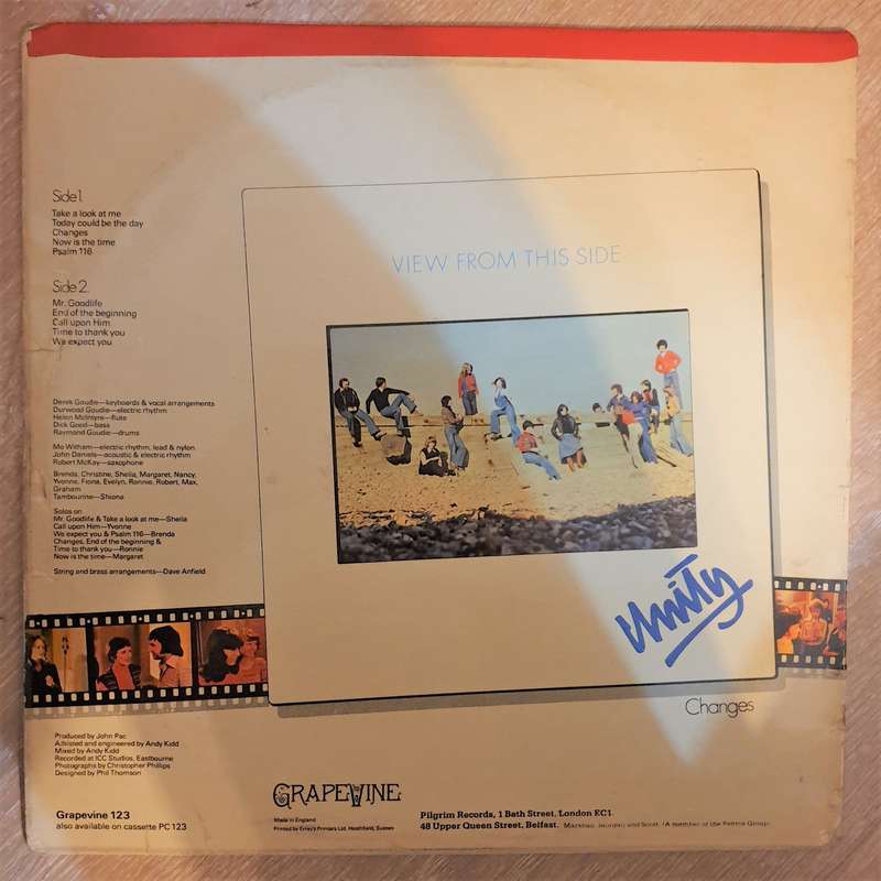 Unity  Changes - Vinyl LP Record - Opened  - Very-Good Quality (VG)