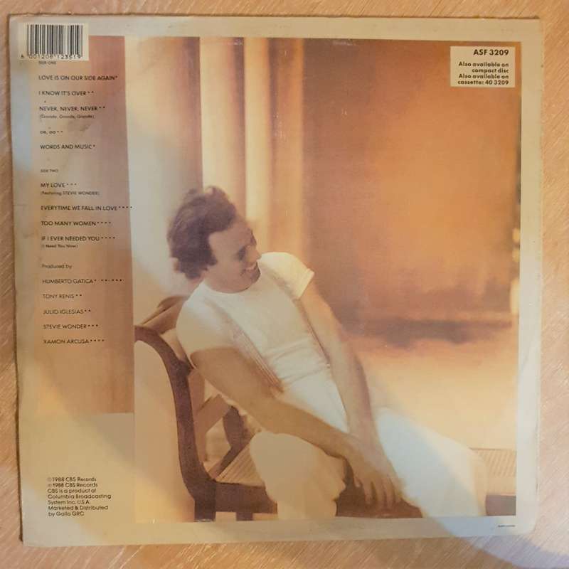 Julio Iglesias  Non Stop- Vinyl LP Record - Very-Good Quality (VG)