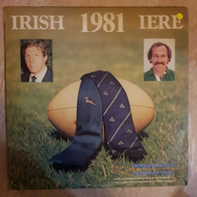 Irish 1981 - Sprinboks South Africa Rugby Rare - Vinyl LP Record (VG+)