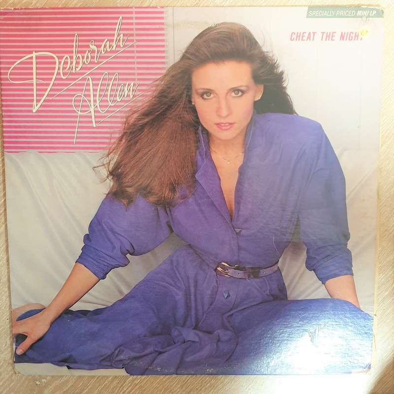 Deborah Allen  Cheat The Night  Vinyl LP Record - Opened  - Very-Good+ Quality (VG+)