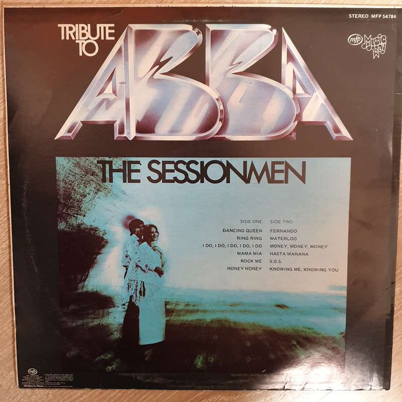 Abba- Tribute to Abba - by The Sessionmen  - Vinyl LP Record - Very-Good Quality (VG)