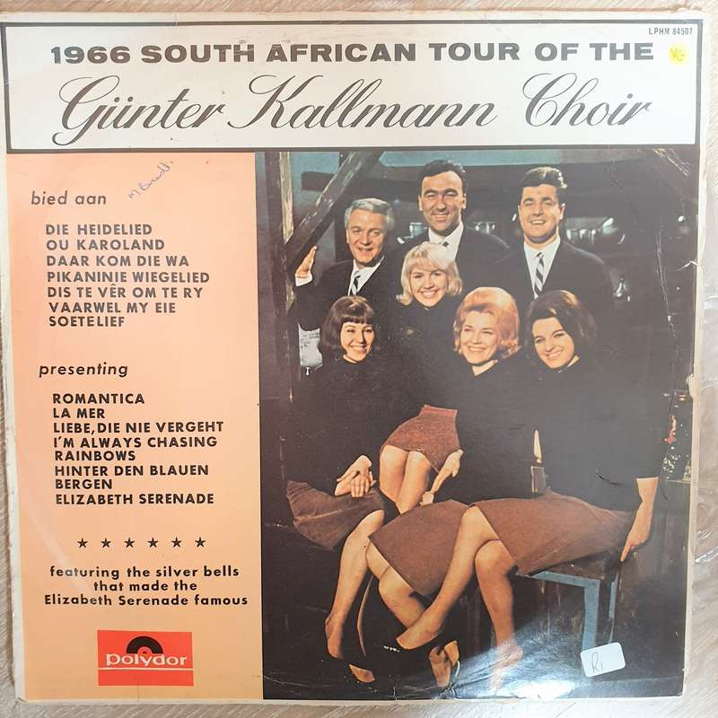 The Günter Kallmann Choir - 1966 South African Tour - Vinyl LP Record - Opened  - Very-Good Qual...