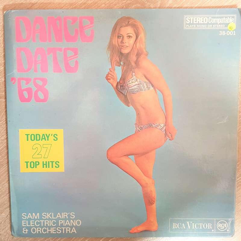Sam Sklair  Dance Date '68 - Vinyl LP Record - Opened  - Very-Good Quality (VG)