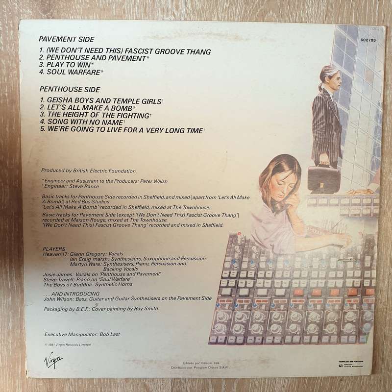 Heaven 17 - Penthouse and Pavement - Vinyl LP Record - Opened  - Very-Good Quality (VG)