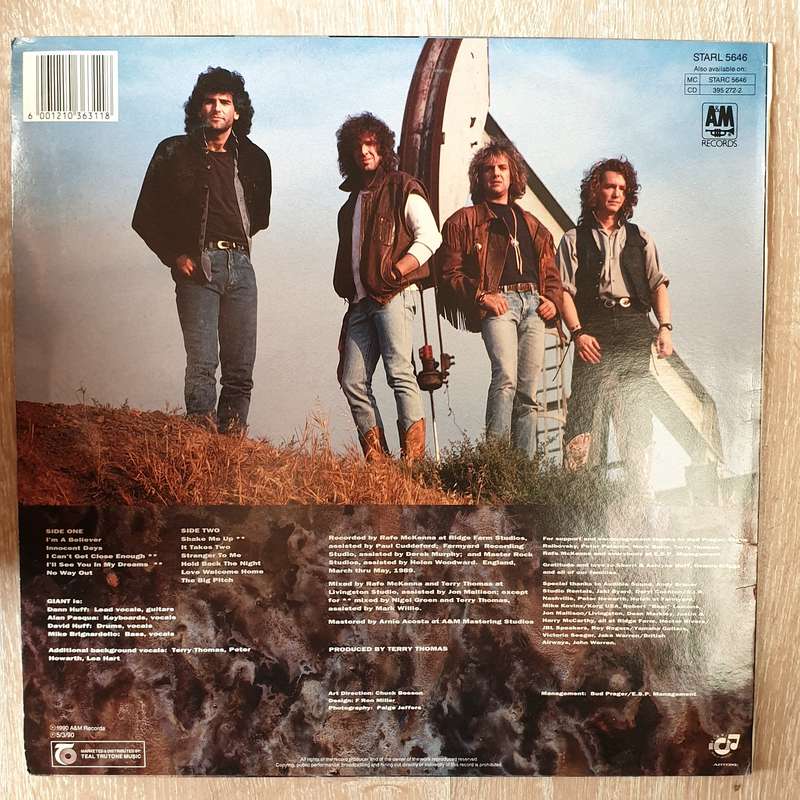Giant  Last Of The Runaways - Vinyl LP Record - Opened  - Very-Good+ Quality (VG+)