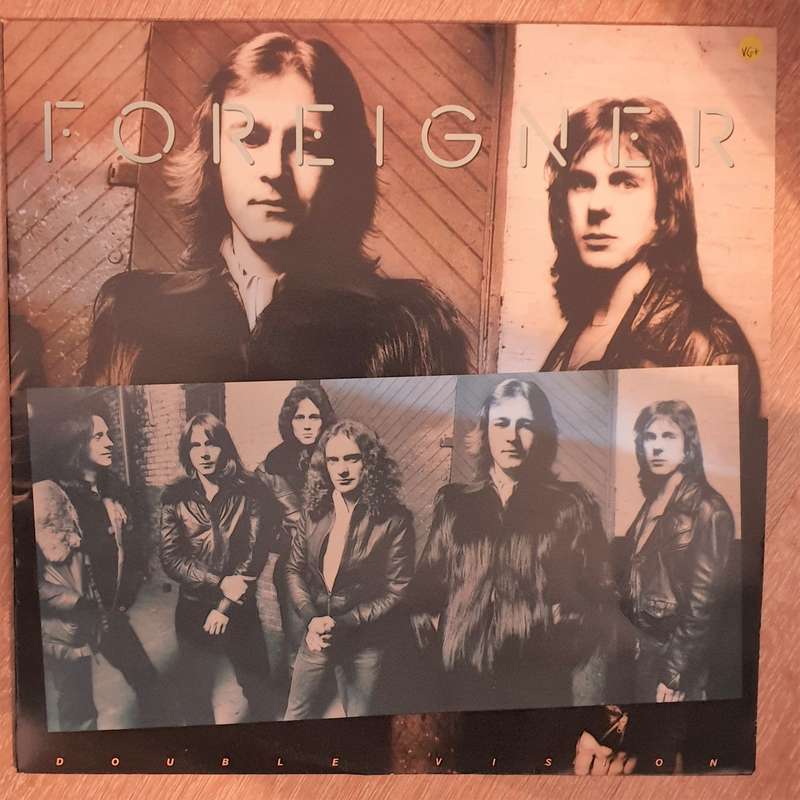Foreigner  Double Vision -  Vinyl LP Record - Very-Good+ Quality (VG+)