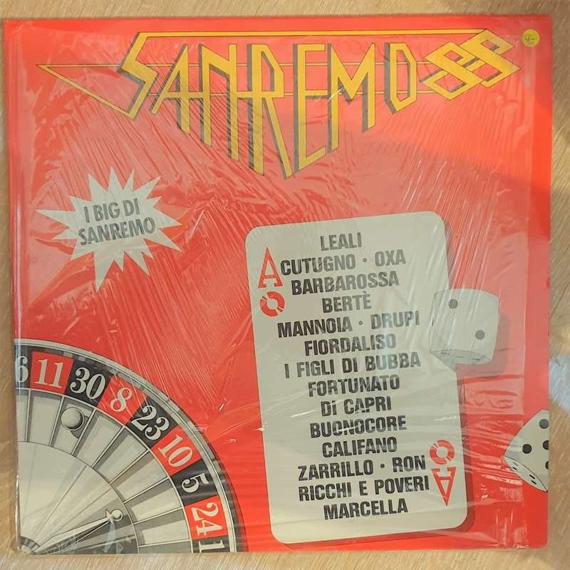 San Remo '88 - Vinyl LP Record  - Very-Good Quality (VG)