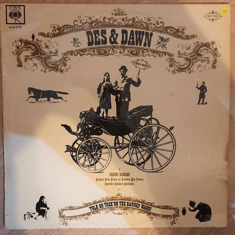 Des & Dawn  Folk-On-Trek On The Banned Wagon  - Vinyl LP Record - Very-Good+ Quality (VG+)