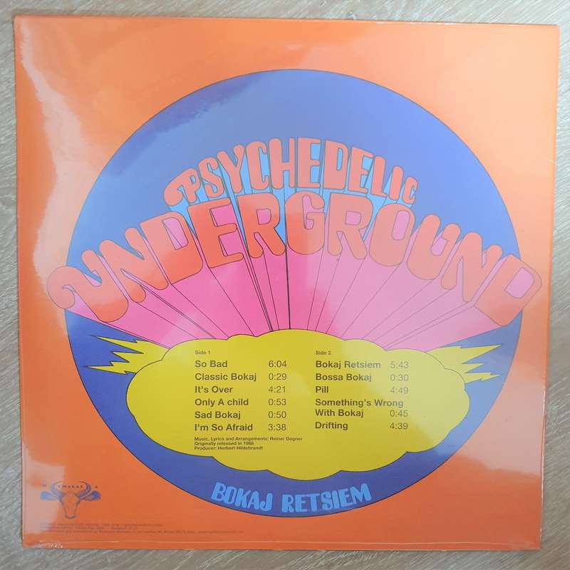 Bokaj Retsiem  Psychedelic Underground (Limited Edition - 500 copies) - Vinyl LP Record - S...