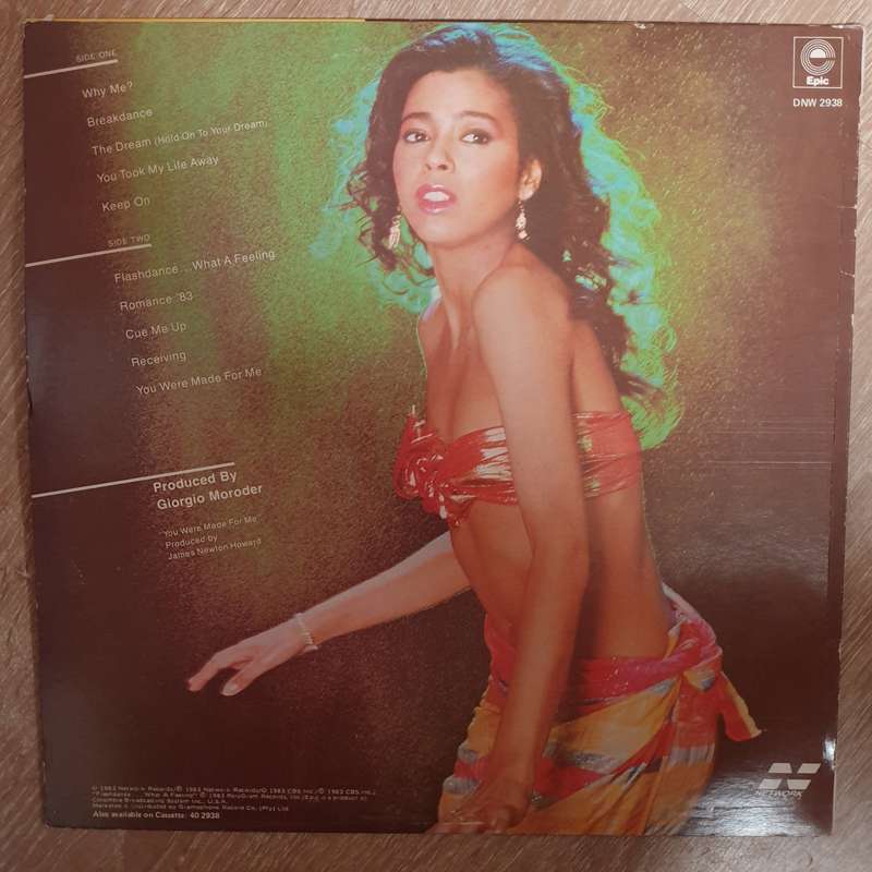 Irene Cara  What A Feelin' - Vinyl LP Record - Opened  - Very-Good+ Quality (VG+)