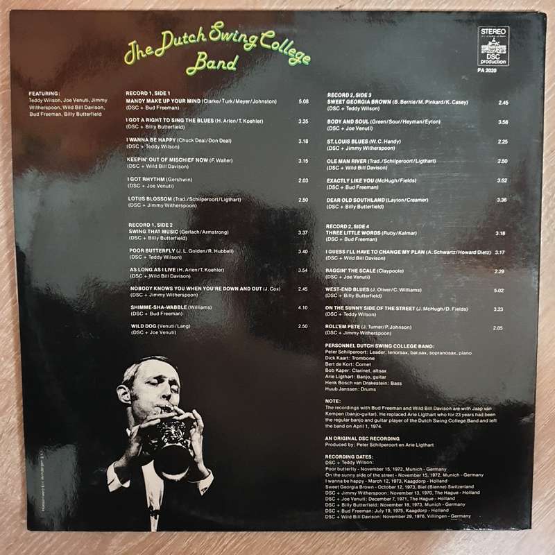 The Dutch Swing College Band  With Famous American Guests -  Vinyl LP Record - Opened  - Ve...