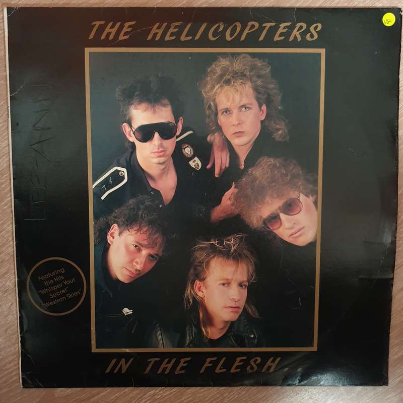 The Helicopters  In The Flesh -  Vinyl LP Record - Opened  - Very-Good+ Quality (VG+)