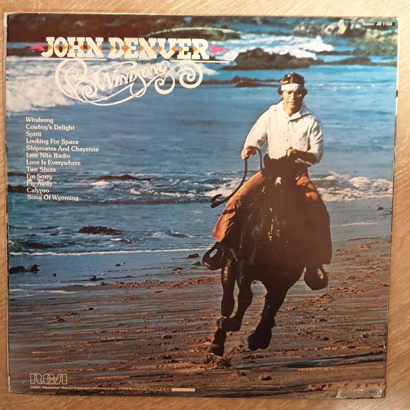John Denver - Windsong -  Vinyl LP Record - Opened  - Very-Good Quality (VG)