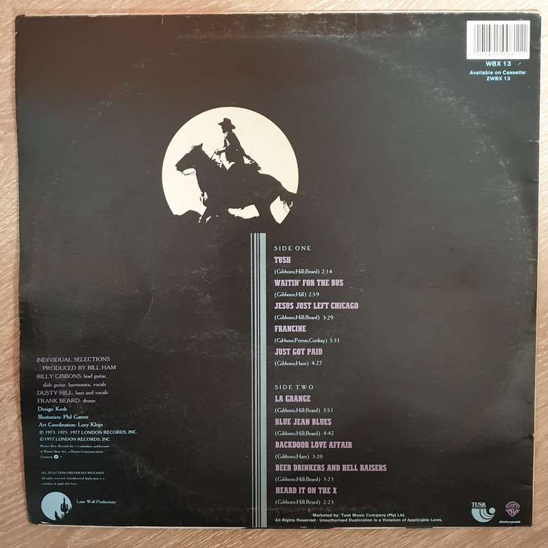 ZZ Top  The Best Of - Vinyl LP Record - Very-Good+ Quality (VG+)