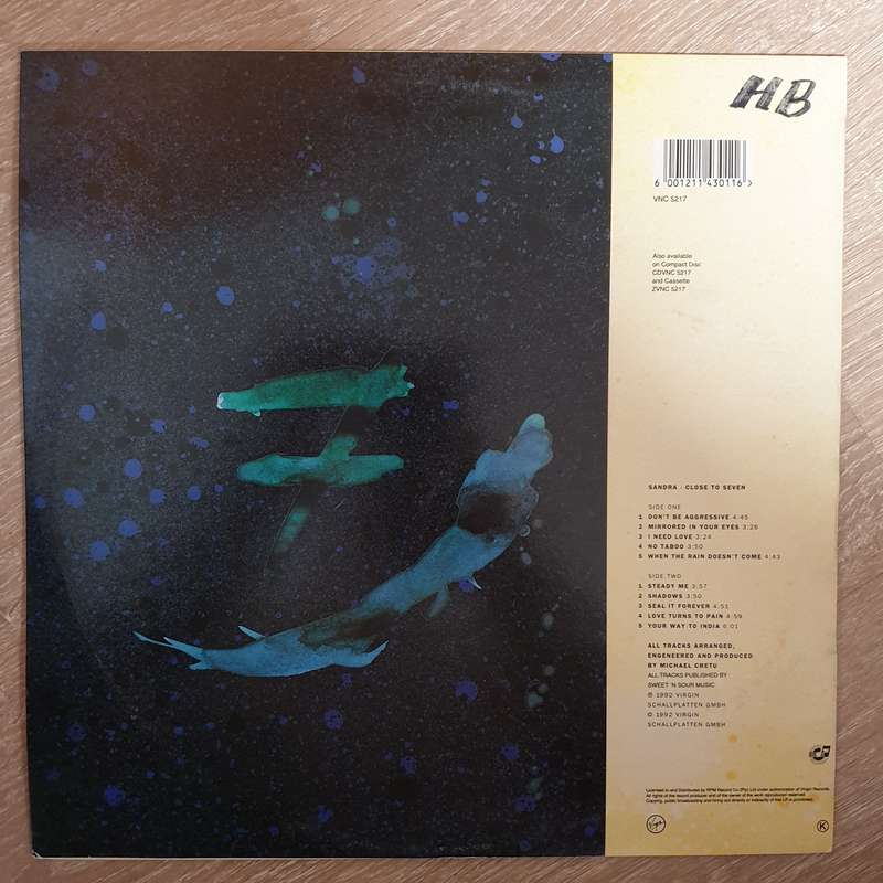 Sandra  Close To Seven (Rare Album) - Vinyl LP Record - Opened  - Very-Good+ Quality (VG+)