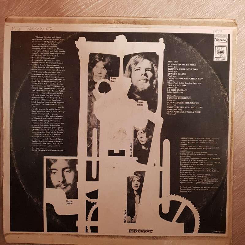 Steamhammer  MK. II - Vinyl LP Record  - Very-Good Quality (VG)
