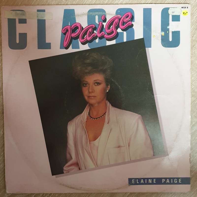Elaine Paige - Classics - Vinyl LP Record  - Very-Good Quality (VG)