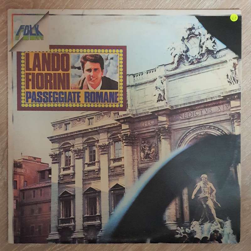 Lando Fiorini  Passeggiate Romane- Vinyl LP Record - Opened  - Very-Good+ Quality (VG+)